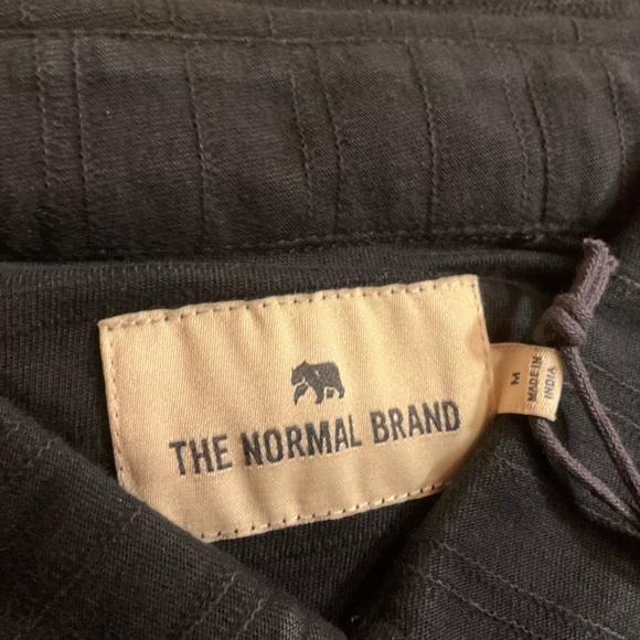 The Normal Brand Sequoia Jacquard Black Button Down Shirt - Picture 4 of 8